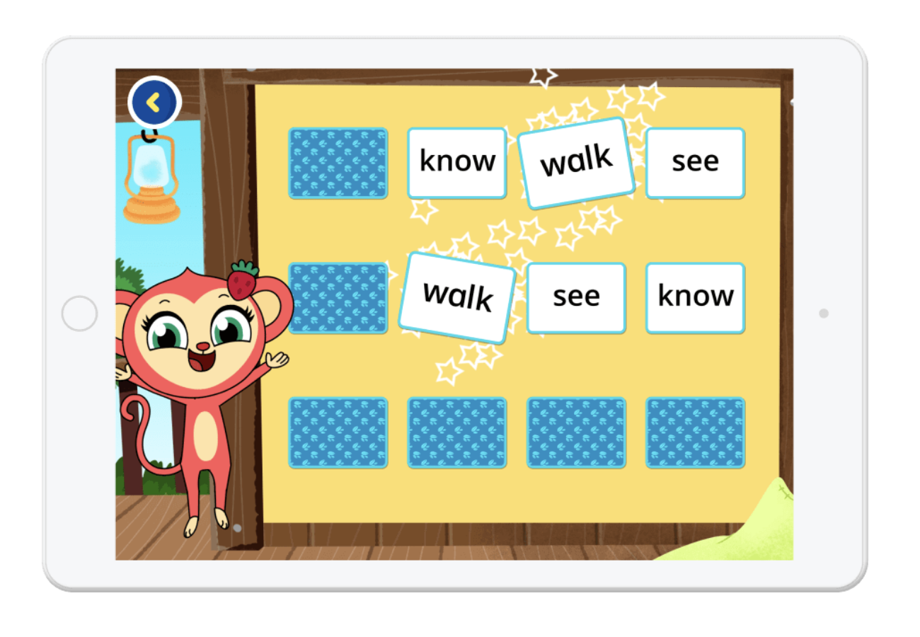 Homer Learn-to-Read app shown on iPad and iPhone