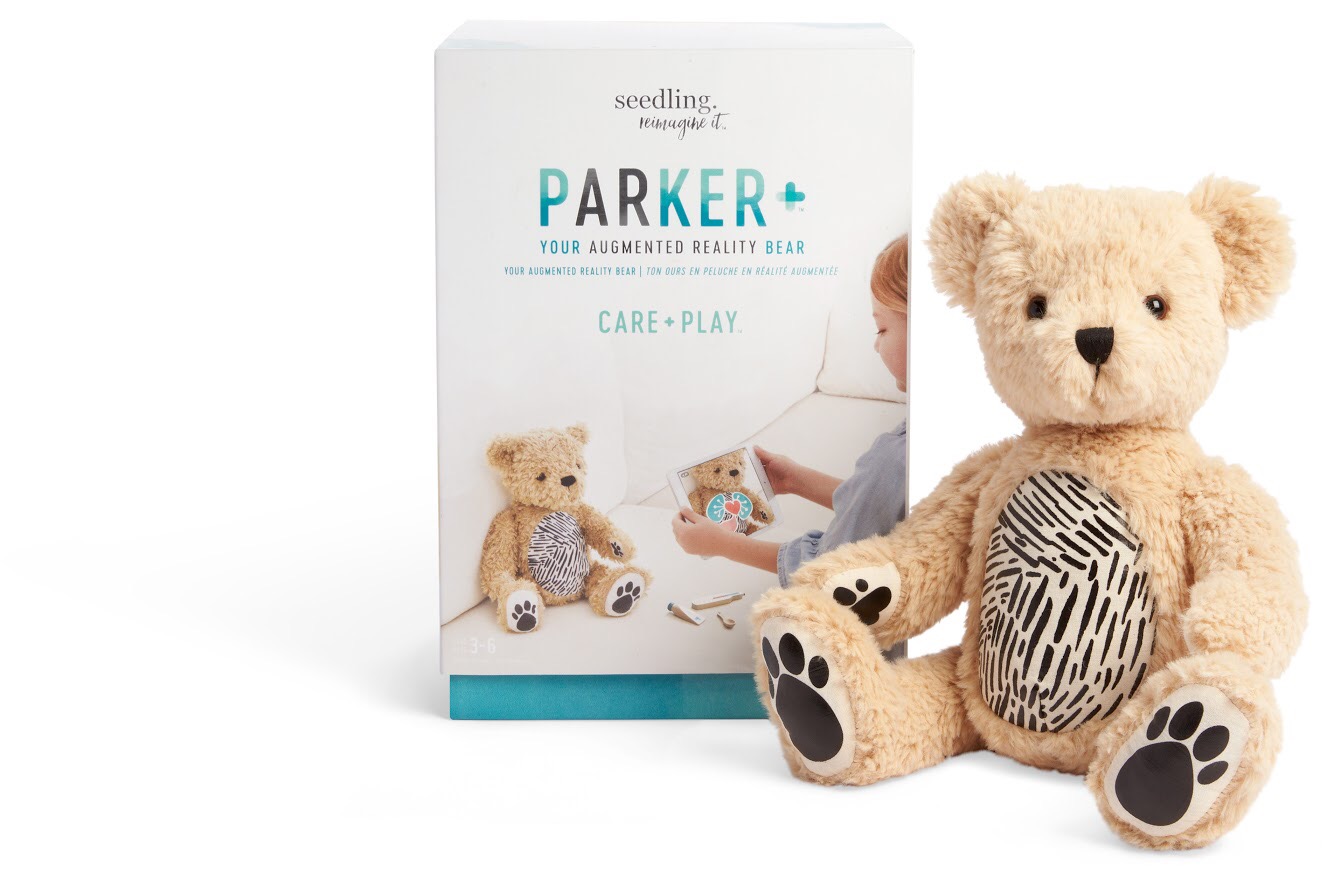 Parker AR Teddy Bear with retail packaging